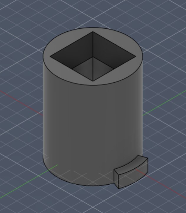 3D-printed peg